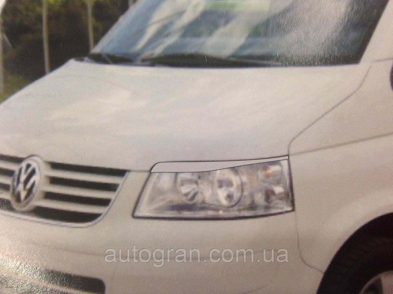 Реснички на фары Volkswagen T5 2003-