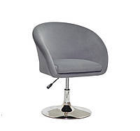 Кресло для салона ANDY CH-BASE ткань Vel, серый