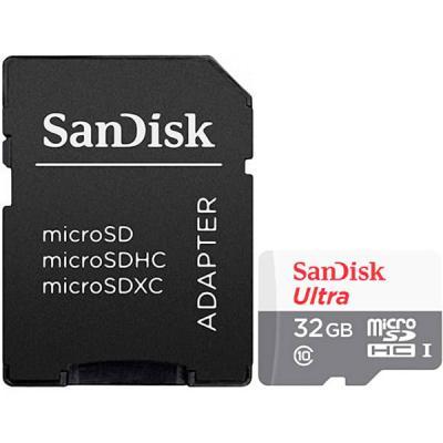 Карта пам' яті SanDisk 32GB microSD class 10 Ultra Light (SDSQUNR-032G-GN3MA)