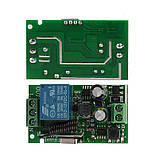 1-канальне радіо реле на 220В з 2 пультами дистанційного керування 433МГц, фото 5