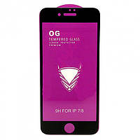 Защитное стекло Full Glue OG Premium в упаковке Для Apple iPhone 7/8/SE 2020 черное