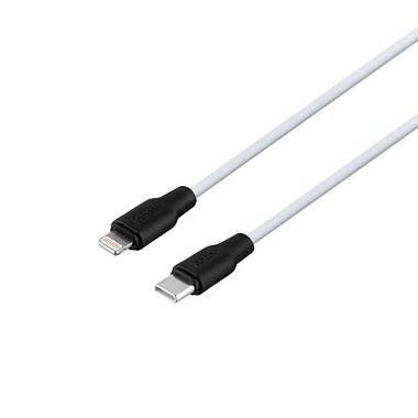 USB кабель Hoco X21 Plus Type-C to Lightning PD20W 3A 1м (Белый), фото 2