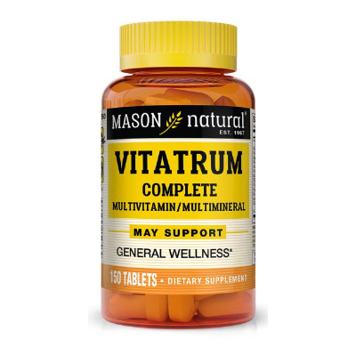 Витаминно-минеральный комплекс Mason Natural Полный Комплекс Мультивитаминов и Минералов, Vitatrum Comple