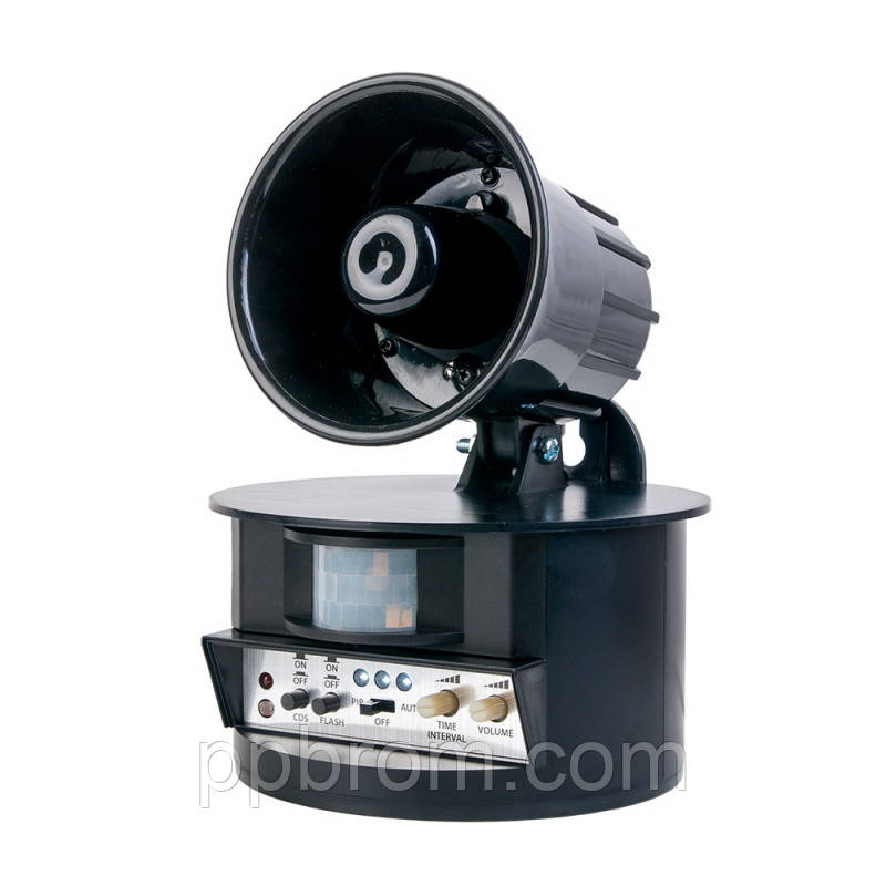 Акустичний відлякувач птахів LS-2021 (звуки, спалахи, ІЧ датчик), фото 1