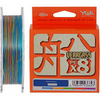 Шнур YGK Veragass Fune X8 150m Multi Color 0.6/0.128mm 14lb/5.2kg (5545.02.60)