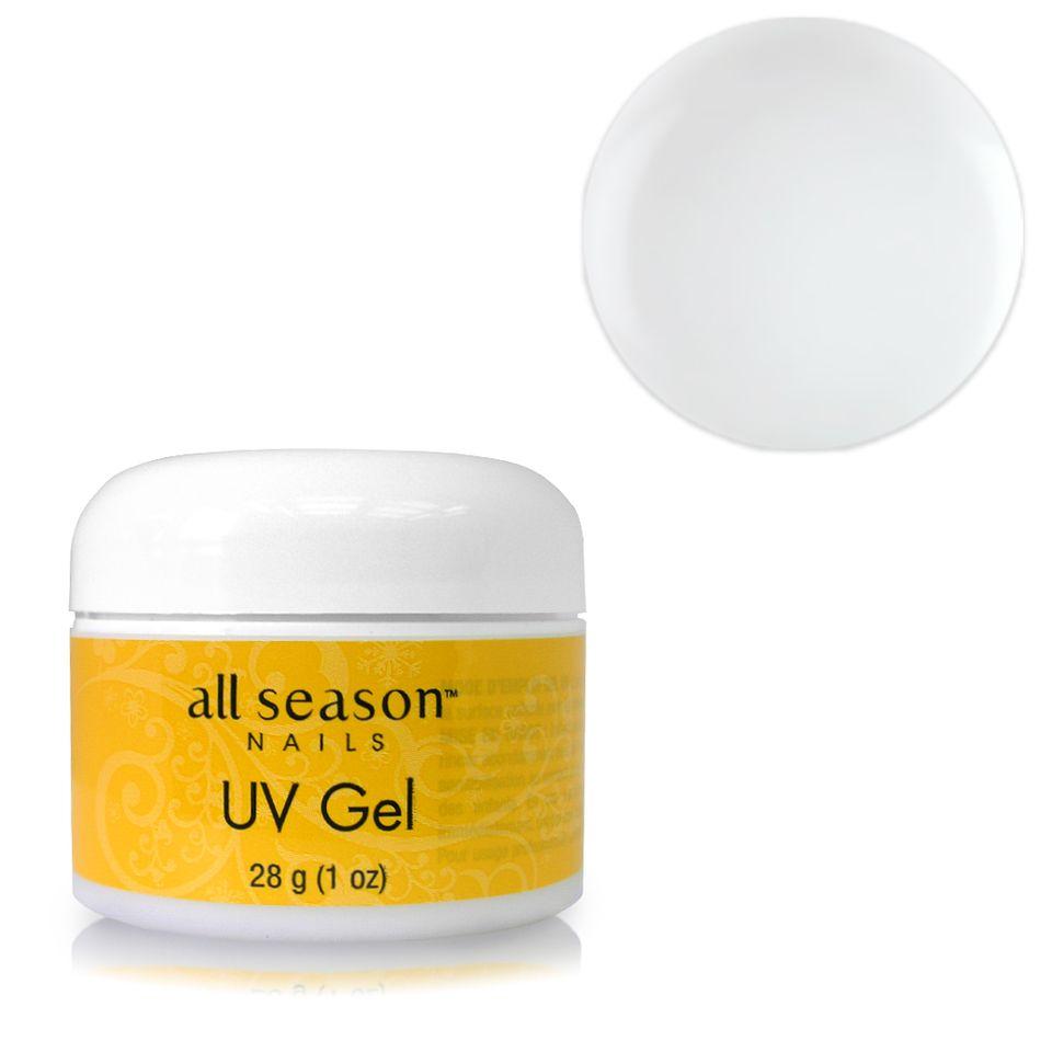 Гель для нарощування нігтів All Season, 28 гр. Білий/ White