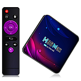 Смарт ТВ приставка, Smart TV Box Android H96 4/64 Gb MAX V11, медіаплеєр IPTV, фото 5