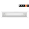 Вентиляційна решітка для каміна SAVEN Loft 90х400 біла, фото 2