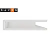 Вентиляційна решітка для каміна кутова права SAVEN Loft Angle 90х600х400 біла, фото 2