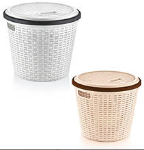 Кошик з кришкою кругле багатофункціональна