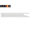 Вентиляційна решітка для каміна кутова права SAVEN Loft Angle 90х800х600 біла, фото 3
