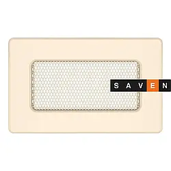 Вентиляційна решітка для каміна SAVEN 11х17 кремова