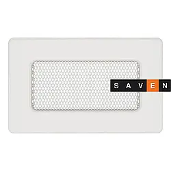 Вентиляційна решітка для каміна SAVEN 11х17 біла