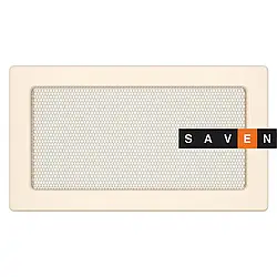 Вентиляційна решітка для каміна SAVEN 17х30 кремова