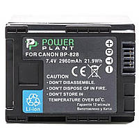 Акумулятор до фото/відео PowerPlant Canon BP-828 Chip (DV1372)