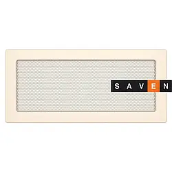 Вентиляційна решітка для каміна SAVEN 17х37 кремова