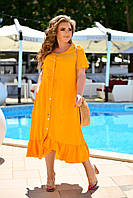Женское летнее платье халат Ткань софт размеры 52-54,56-58,60-62,64-66