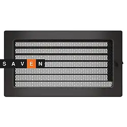 Вентиляційна решітка для каміна SAVEN 17х30 графітова з жалюзі