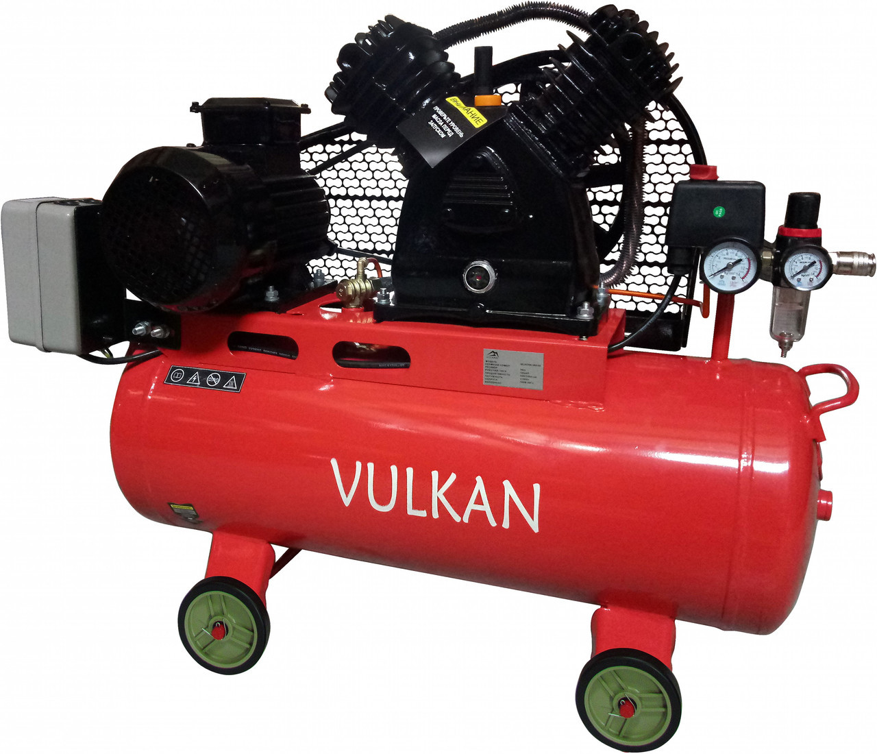 Компрессор Vulkan IBL2070E-380-50 (2.2 кВт, 420 л/мин, 50 л) YLP - фото 2 - id-p1033979471