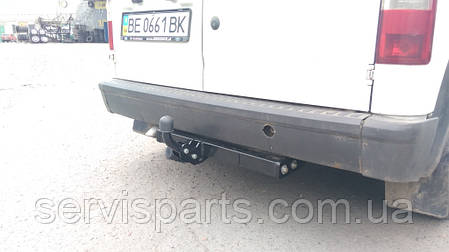 Фаркоп Ford Transit Connect 2002-2014 (Форд Транзит Конект) без підрізу бампера, фото 1