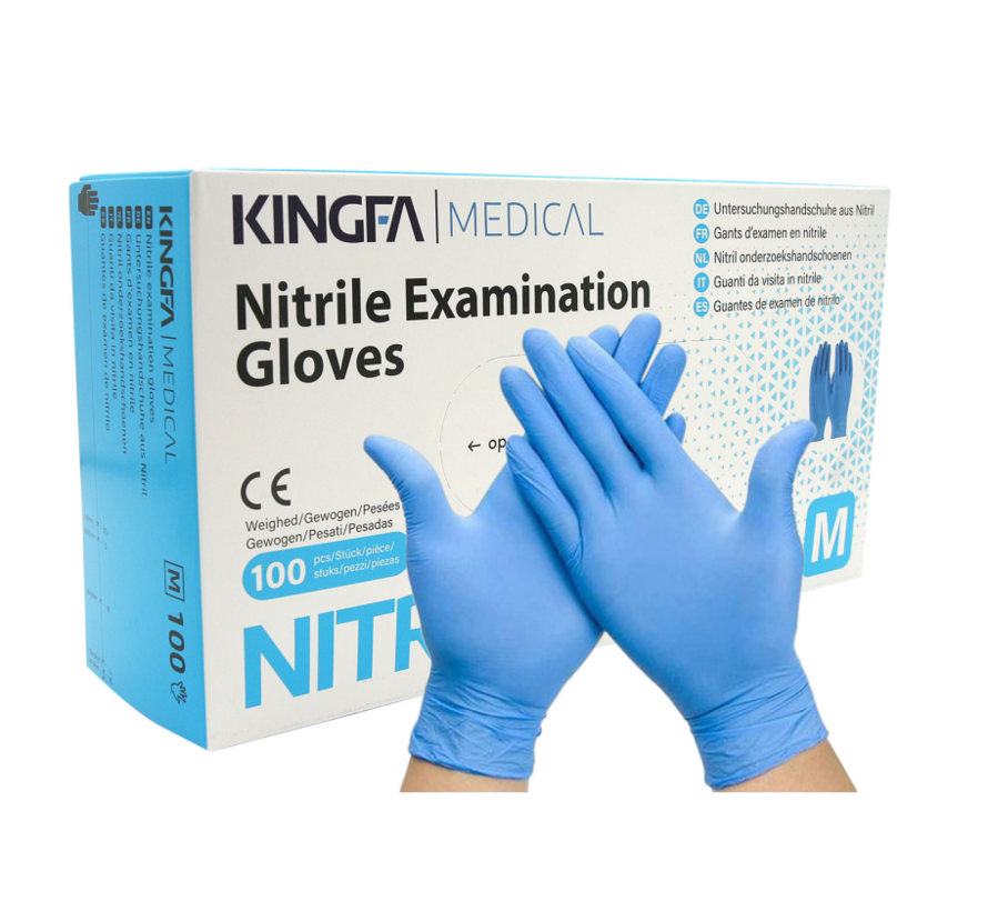 Kingfa nitrile examination gloves - медичні рукавички