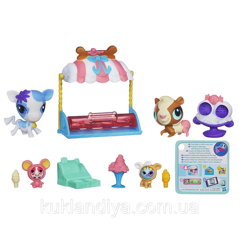 Набір Littlest Pet Shop Лоток з морозивом Ice Cream, фото 1
