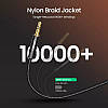 Аудіо кабель Ugreen AV112  Hi-Fi AUX jack 3.5 mm - jack 3.5 mm 1 метр, фото 9