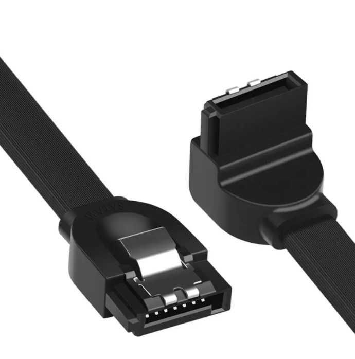 Кабель SATA 3,0 Ugreen для жорсткого диска SSD HDD прямий кутовий