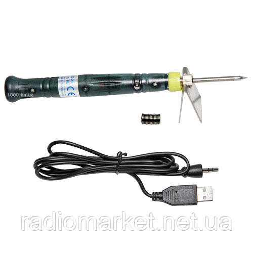 Паяльник міні ZD-20U (живлення через USB) 5 V, 8W, фото 1