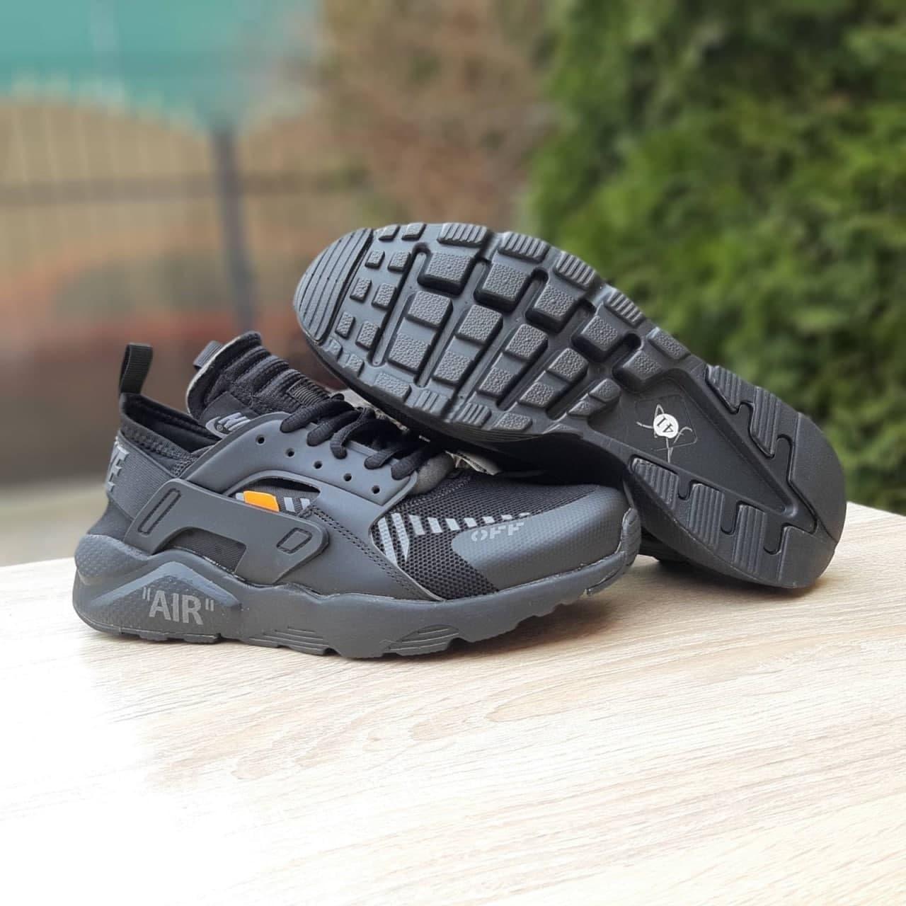 Huarache off cheap white prix