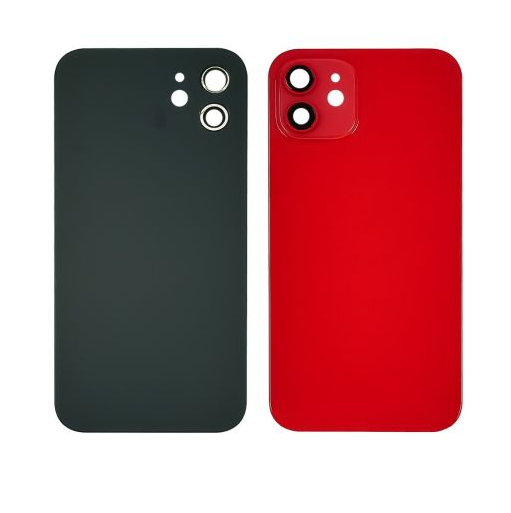 Заднє скло корпусу зі склом камери для Apple iPhone 12 Mini червоне