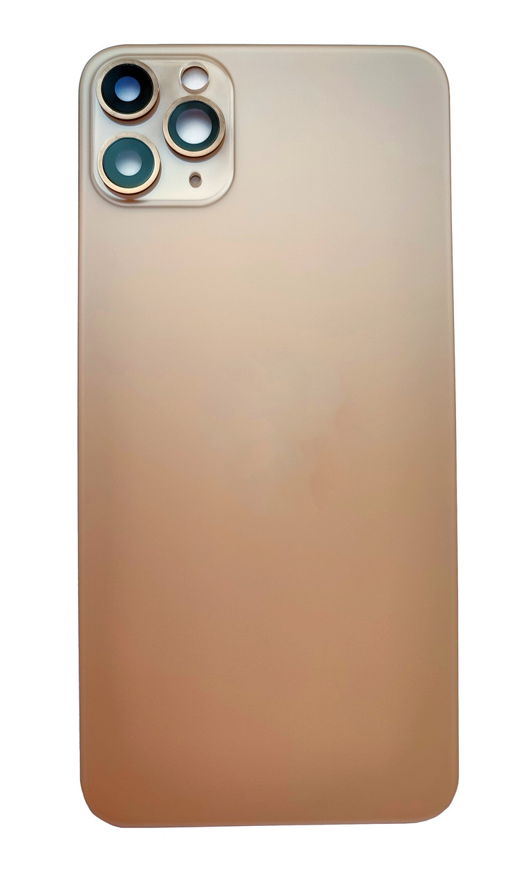Заднє скло корпусу для Apple iPhone 11 Pro Max золотисте зі склом камери