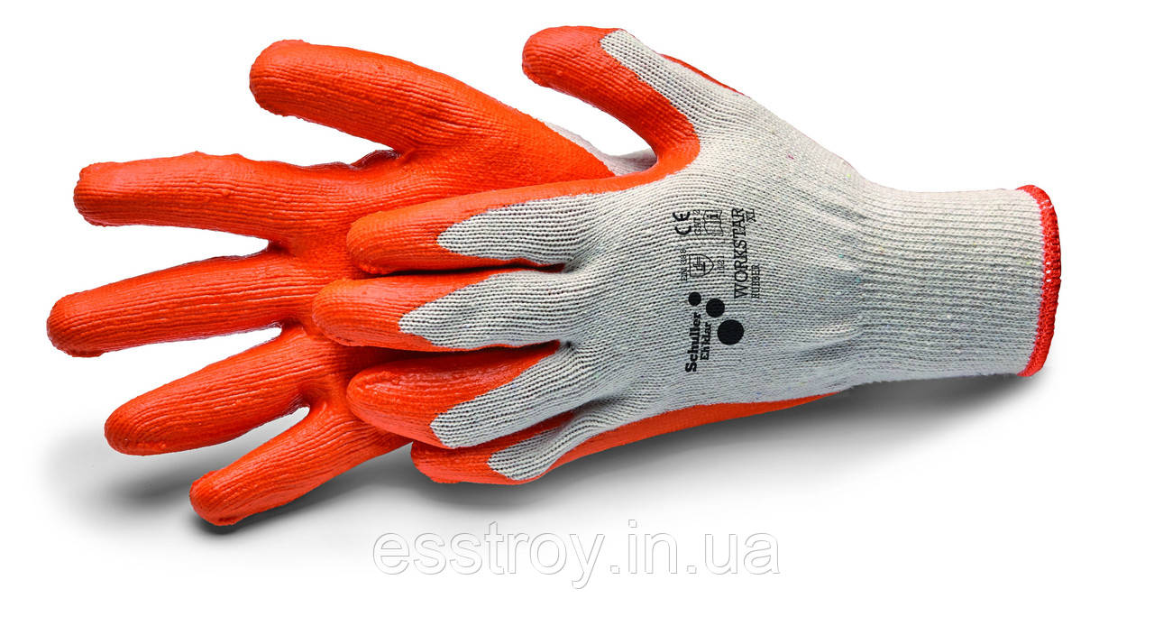 Робочі рукавички WORKSTAR RUBBER XL