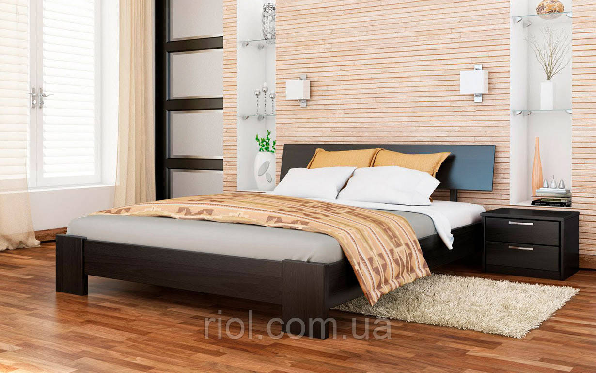 Кровать деревянная двуспальная Титан 120х200, Массив - фото 2 - id-p1384336476