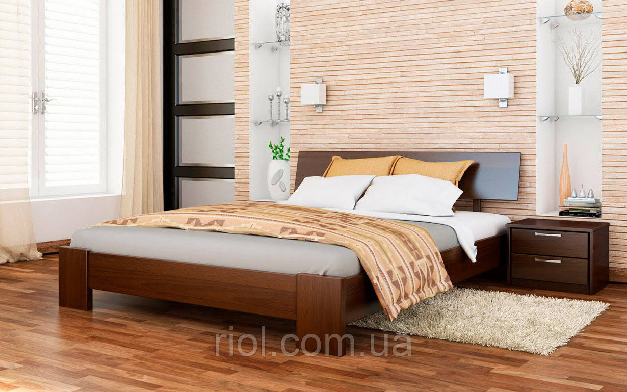Кровать деревянная двуспальная Титан 120х200, Массив - фото 3 - id-p1384336476