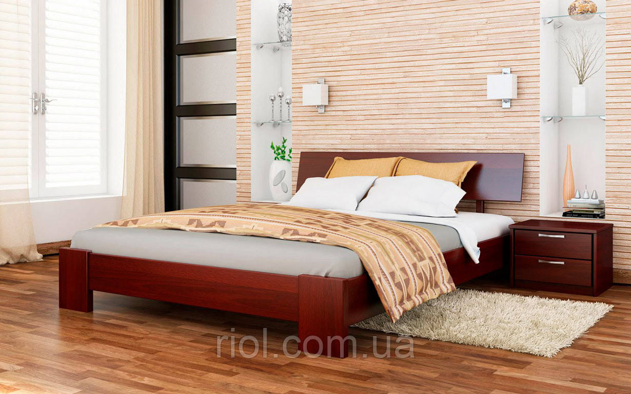 Кровать деревянная двуспальная Титан 120х200, Массив - фото 5 - id-p1384336476