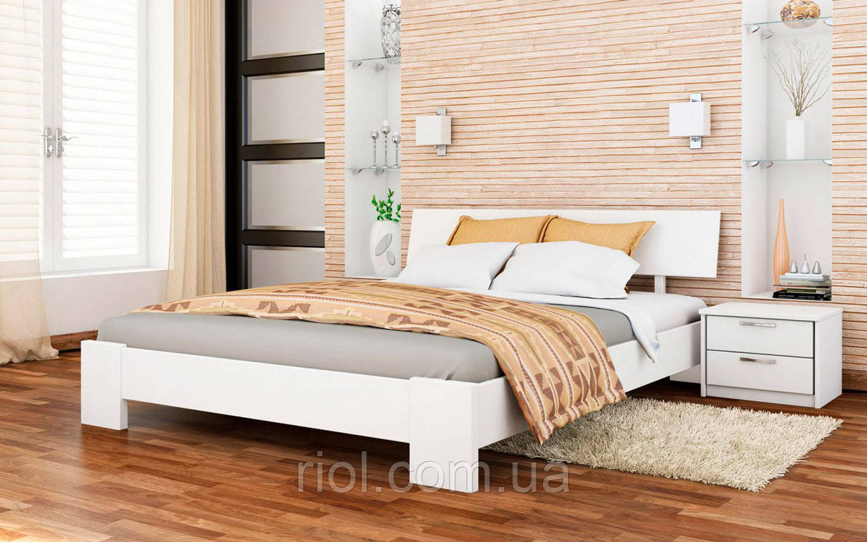 Кровать деревянная двуспальная Титан 120х200, Массив - фото 1 - id-p1384336476