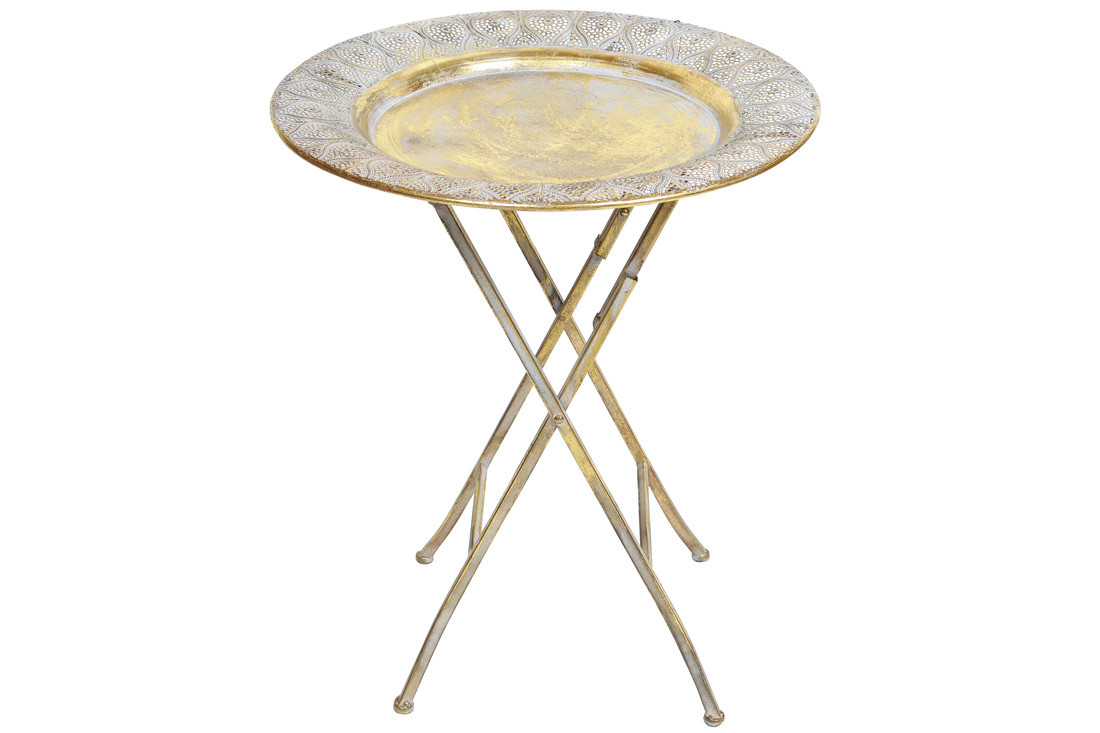 Стіл металевий складний, 66см, фото 1