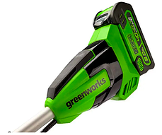 Тример акумуляторний Greenworks GD36СCB (36 В, 300 мм) + АКБ 3 Ач та ЗУ, фото 4