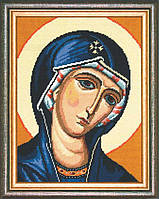Набор для вышивки крестиком Образ Икона Одигитрия Пресвятая Богородица Zweigart Madeira мулине 30х40 см