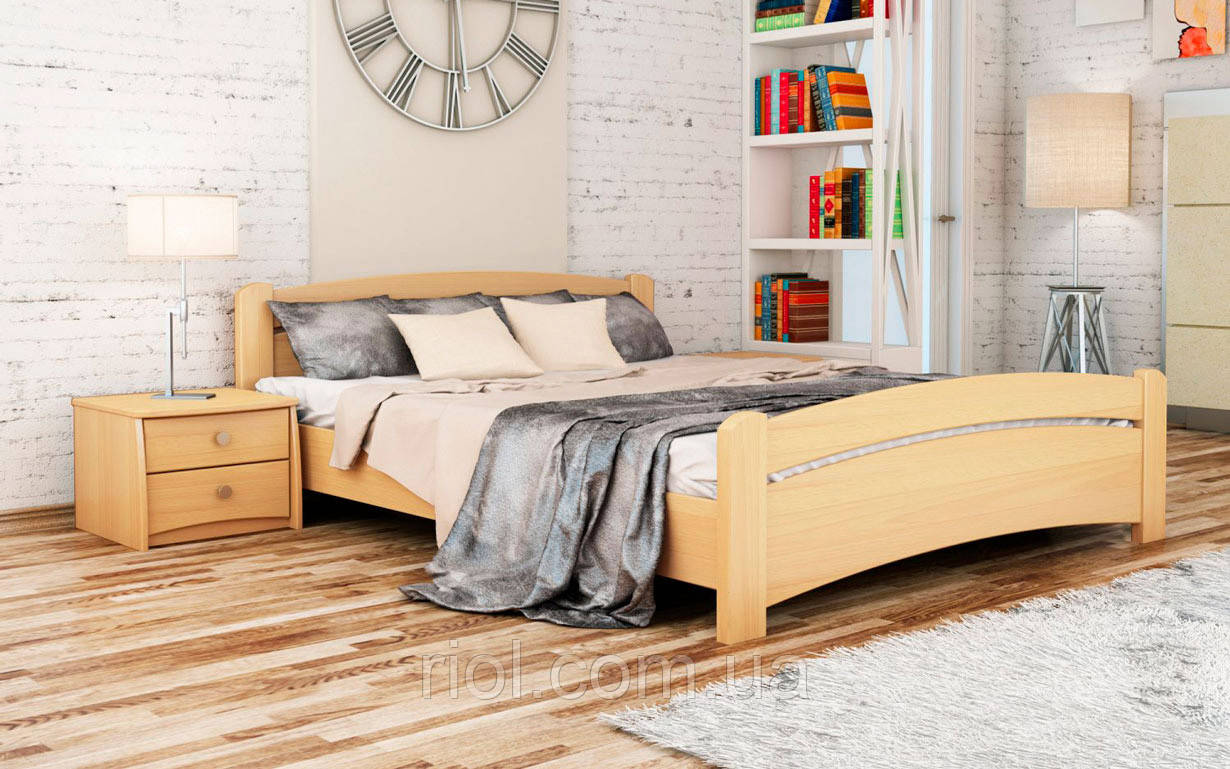 Кровать деревянная двуспальная Венеция - фото 5 - id-p199423705