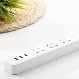 Мережевий фільтр Xiaomi Mi Power Strip (3 розетки 3 USB) 27 W Fast Charge (NRB4049CN), фото 2