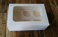 Картонна пакувальна коробка для кондитерських виробів, капкейків