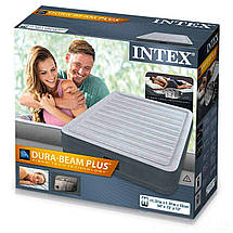 Надувная кровать Intex 67768-3, 137 x 191 x 33, электронасос, наматрасник, подушки. Полутороспальная,, фото 3