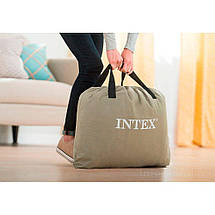 Надувная кровать Intex 64418-3, 152 х 203 х 56, встроенный электронасос, наматрасник, подушки. Двухспальная,, фото 2