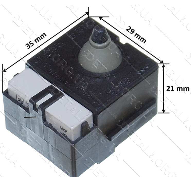 Кнопка болгарка Sparky M 850 оригінал 153548 (заміна 102100)