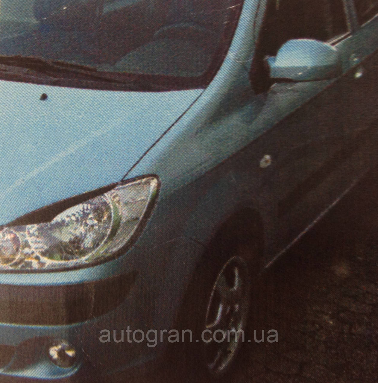 Реснички на фары Hyundai Getz 2005-