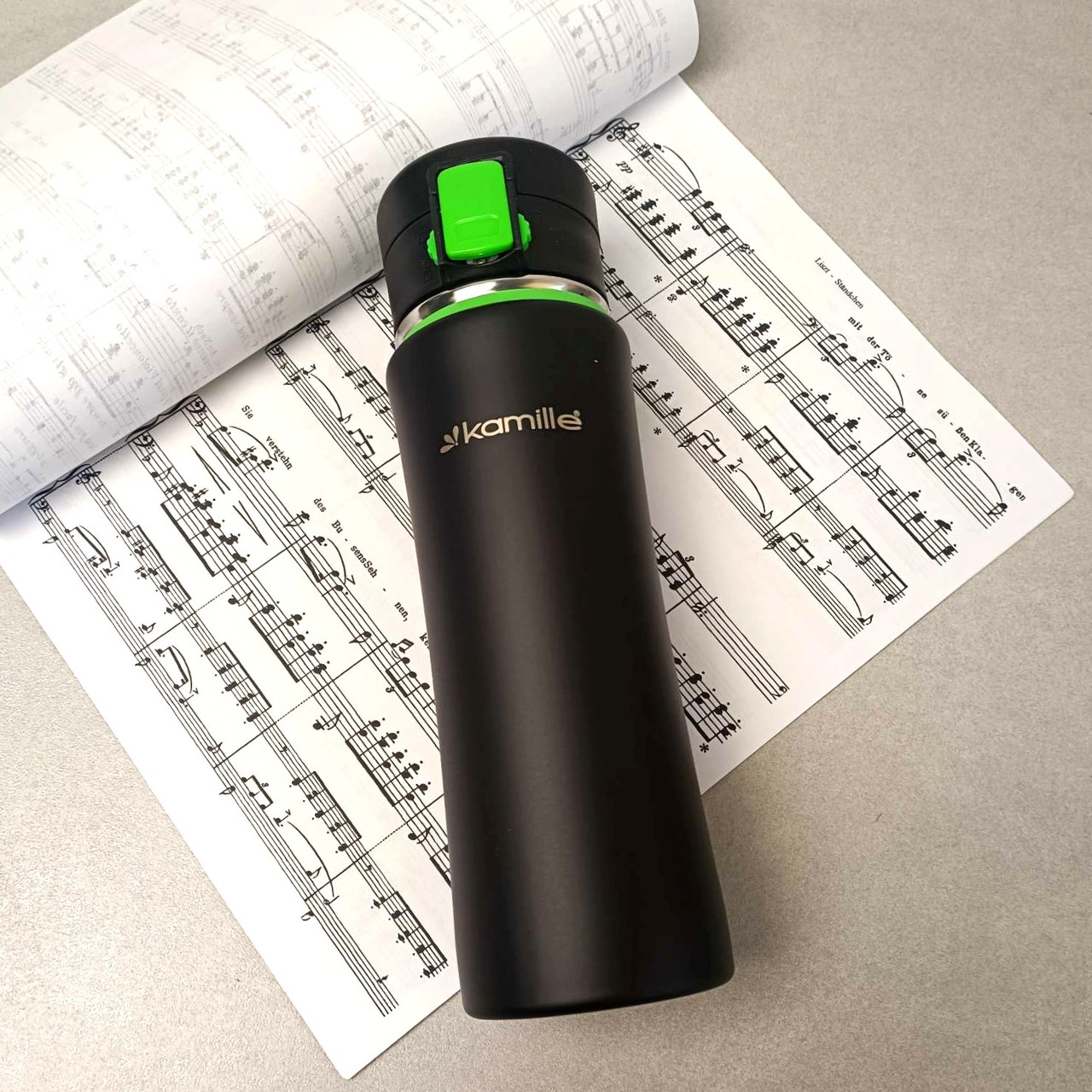 Спортивна пляшка 500 мл з нержавіючої сталі Kamille