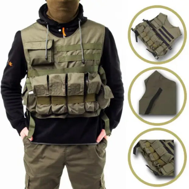 Купить Жилет разгрузочный на 7 карманов One Size разгрузка тактическая ...