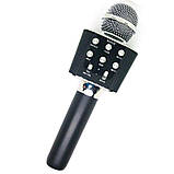 Бездротовий мікрофон караоке WS 1688, мікрофон з вбудованою колонкою, фото 3